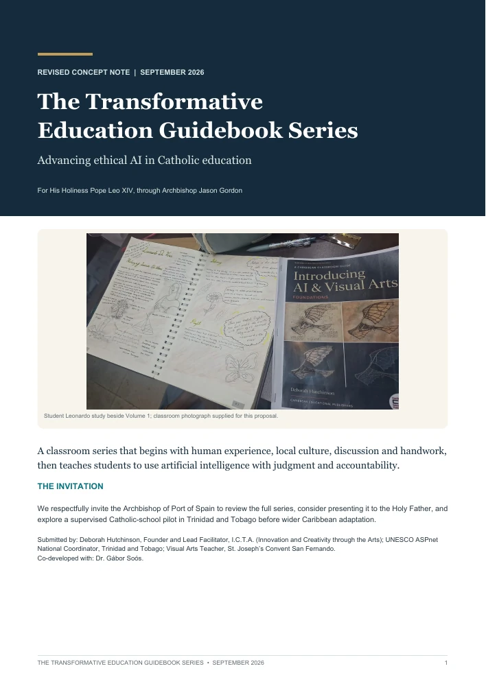 First page of Transformative Education Guidebook Series